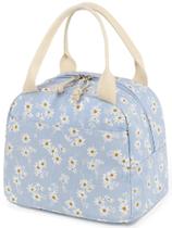 Lancheira Bluboon Corduroy isolada de grande capacidade azul