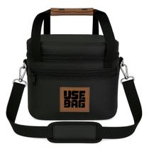 Lancheira Bolsa Térmica Couro Juvenil Transversal Marmita Impermeável Lancheira Bolsa Térmica Couro Juvenil Transversal Marmita Impermeável