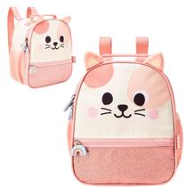 Lancheira Bolsa Térmica Gatinho Buba Zoo Infantil Rosa 21061 Lancheira Bolsa Térmica Gatinho Buba Zoo Infantil Rosa 21061