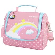 Lancheira Bolsa Térmica Infantil Escolar C/ Estampa Colorida P/ Passeio Viagem Menino Menina Compartimento Lancheira Bolsa Térmica Infantil Escolar C/ Estampa Colorida P/ Passeio Viagem Menino Menina Compartimento