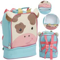 Lancheira Bolsa Térmica Infantil Personagem Escolar Mochila