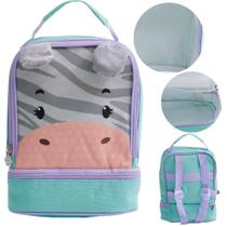 Lancheira Bolsa Térmica Infantil Personagem Escolar Mochila