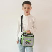 Lancheira Bolsa Térmica Necessaire Marmita Lanches Infantil Escola Passeio Creche Menino Menina Alça Ombro