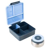 Lancheira c/ 3 Divisórias e Pote Térmico - Büp One Lancheira c/ 3 Divisórias e Pote Térmico - Büp One