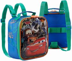 Lancheira Carros Disney Bolsa Térmica Mala Escolar Infantil