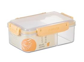 Lancheira com Divisória Pote Hermético Retangular 1200ml