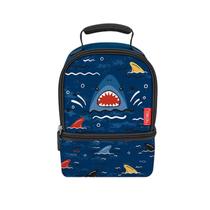 Lancheira com isolamento térmico Thermos estampada Tubarão infantil Lancheira com isolamento térmico Thermos estampada Tubarão infantil