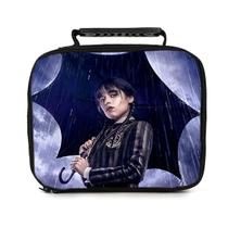 Lancheira Cooler Anime Wednesdays Addams Portable Bento Lancheira Cooler Anime Wednesdays Addams Portable Bento