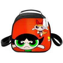 Lancheira Cooler Bento Bag Anime Powerpuff Girls Portable
