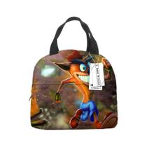 Lancheira Crash Bandicoot Anime Sacola 24x15.5x20cm Lancheira Crash Bandicoot Anime Sacola 24x15.5x20cm