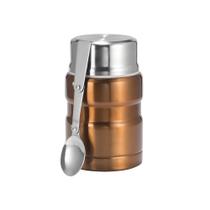 Lancheira de isolamento de aço inoxidável para alimentos quentes com recipientes 500Ml garrafas térmicas thermo mug thermocup Frascos de vácuo e termoses (ouro)