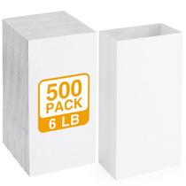 Lancheira de papel Dream 6 lb White Kraft 500 Pack Lancheira de papel Dream 6 lb White Kraft 500 Pack