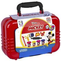 Lancheira do mickey com massinhas disney cotiplas