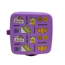 Lancheira Dupla Marmita Infantil Lanche Escolar 4 Divisórias