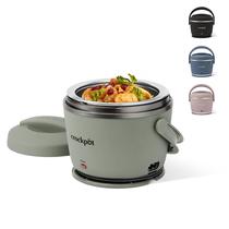 Lancheira elétrica Crock-Pot 600ml Aquecedor de alimentos Moonshine Green Lancheira elétrica Crock-Pot 600ml Aquecedor de alimentos Moonshine Green