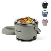 Lancheira elétrica Crock-Pot 600ml Aquecedor de alimentos Moonshine Green