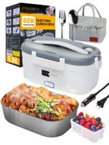 Lancheira elétrica FORABEST Premium Design 1.5L em aço inoxidável