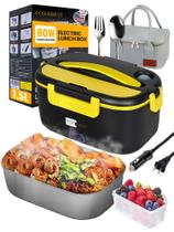 Lancheira elétrica FORABEST Premium Design 1.5L em aço inoxidável