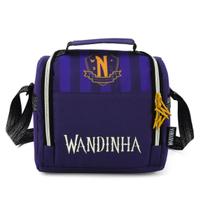 Lancheira Escolar Bolsa Térmica Wandinha Roxo LA47265