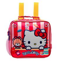 Lancheira Escolar, Cetim - Hello Kitty Lancheira Escolar, Cetim - Hello Kitty