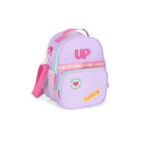 Lancheira Escolar Infantil Candy Colors Bolsos Frontais e Laterais e Alça Regulável UP4YOU