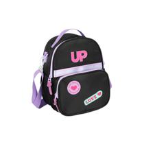 Lancheira Escolar Infantil Candy Colors Bolsos Frontais e Laterais e Alça Regulável UP4YOU