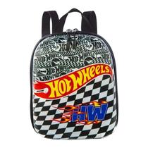 Lancheira Escolar Infantil Hot Wheels Preto - Diplomata Lancheira Escolar Infantil Hot Wheels Preto - Diplomata