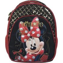 Lancheira Escolar Infantil Minnie 9384 Preto