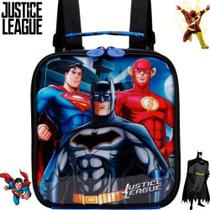 Lancheira Escolar Liga da Justiça Batman Flash e Superman Xeryus