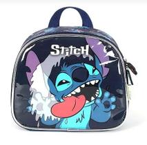 Lancheira Escolar Luxcel - Stitch Crazy Azul Lancheira Escolar Luxcel - Stitch Crazy Azul