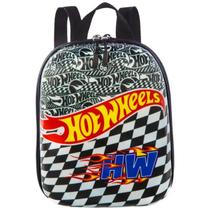 Lancheira Escolar Mochilete Eva 3d Pequena Menino Hot Wheels