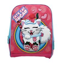 Lancheira Escolar Rocie Cute Cat Sugar Gatinha Alças