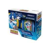 Lancheira Escolar Sonic Marmita + Garrafa + Garfo + Colher Lancheira Escolar Sonic Marmita + Garrafa + Garfo + Colher