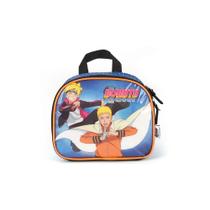 Lancheira Escolar Térmica Boruto Preto/Laranja Luxcel Lancheira Escolar Térmica Boruto Preto/Laranja Luxcel
