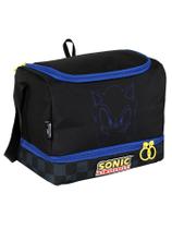 Lancheira Escolar Térmica Dupla Juvenil Menino Moderno Sonic