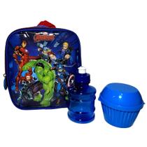 Lancheira Escolar Térmica Infantil Menino Os Vingadores Avengers - Herói Personagem Desenho - Marvel