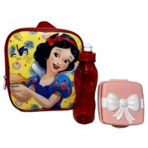 Lancheira Escolar Térmica Infantil Personagem Princesa - Branca De Neve E Os 7 Anões - Disney