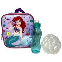 Lancheira Escolar Térmica Infantil Princesa Ariel - A Pequena Sereia - Disney Lancheira Escolar Térmica Infantil Princesa Ariel - A Pequena Sereia - Disney