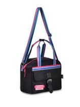 Lancheira Escolar Térmica Rebecca Bonbon Flor Preto RB24107