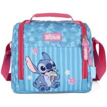 Lancheira Escolar Termica STITCH Disney Azul e PINK Luxcel Lancheira Escolar Termica STITCH Disney Azul e PINK Luxcel