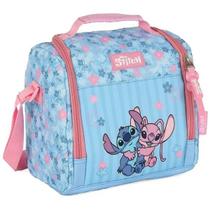 Lancheira Escolar Termica STITCH Disney Azul e Rosa Luxcel Lancheira Escolar Termica STITCH Disney Azul e Rosa Luxcel