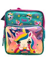 Lancheira Escolar Térmica Unicórnio Arco Iris Rku5004L Verde Lancheira Escolar Térmica Unicórnio Arco Iris Rku5004L Verde