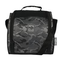 Lancheira Escolar Tween Camuflado Preto LA51706YN Luxcel