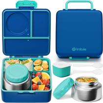 Lancheira Fimibuke Bento Box para crianças e adultos com garrafa térmica 250mL Lancheira Fimibuke Bento Box para crianças e adultos com garrafa térmica 250mL