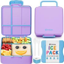Lancheira Fimibuke Chill Bento Box 1065mL com 4 compartimentos com bolsa de gelo Lancheira Fimibuke Chill Bento Box 1065mL com 4 compartimentos com bolsa de gelo