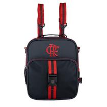 Lancheira Flamengo Escolar Térmica Infantil CRF Oficial Cor:Preto
