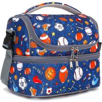 Lancheira FlowFly Double Decker Cooler Insulated Tote Football