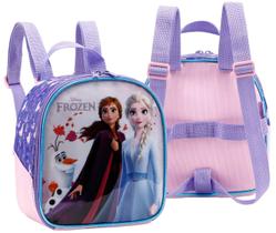 Lancheira Frozen Elsa Bolsa Térmica Mochila Escolar Infantil