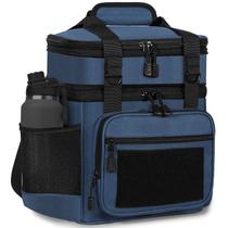 Lancheira GLENKEY Double Deck Isolada Expansível 16L Azul Lancheira GLENKEY Double Deck Isolada Expansível 16L Azul