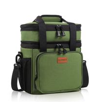 Lancheira GLENKEY expansível grande isolada 16L Army Green Lancheira GLENKEY expansível grande isolada 16L Army Green
